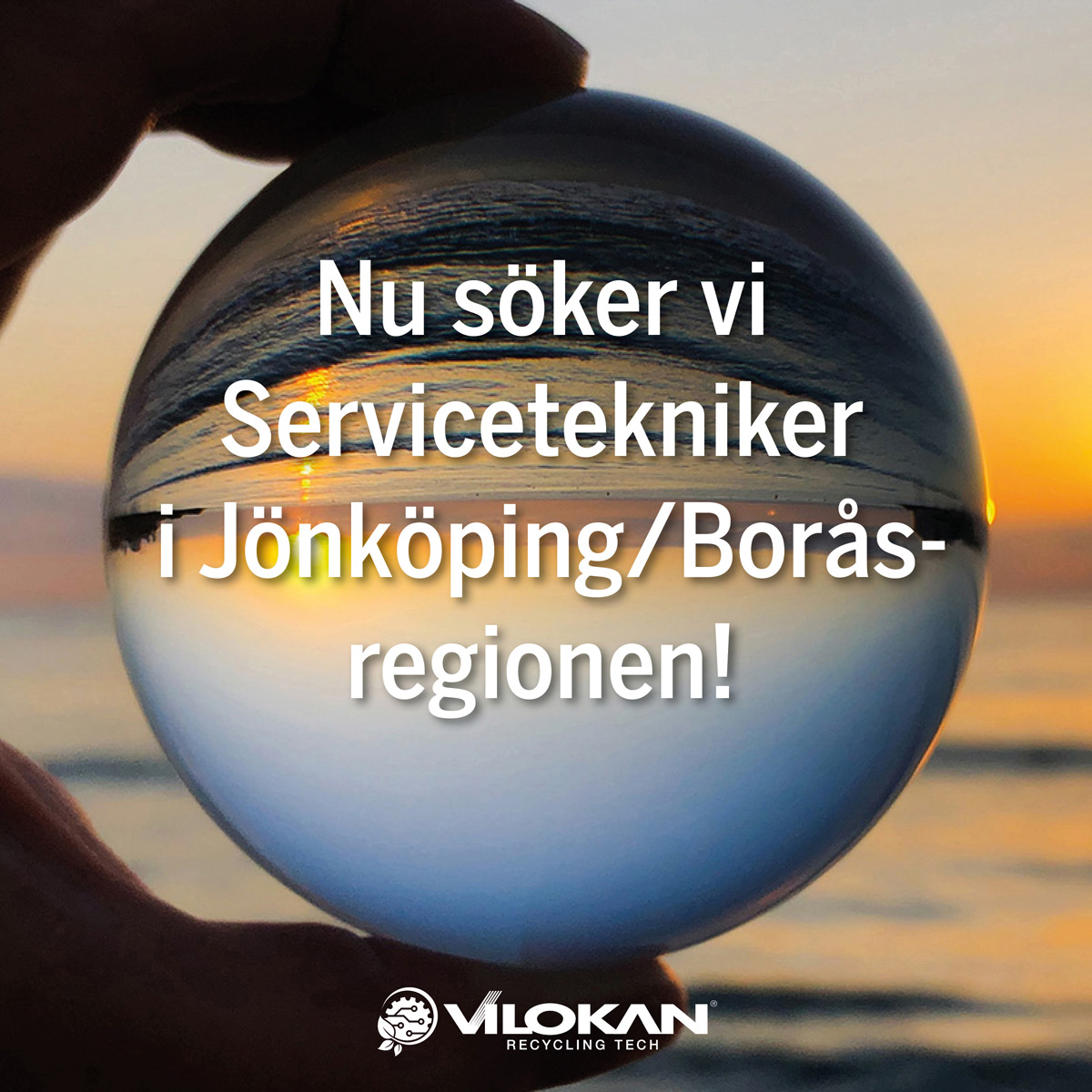 Vi vill ha dig som vår Servicetekniker med utgångspunkt i regionen Jönköping/Borås, vill du ha oss?