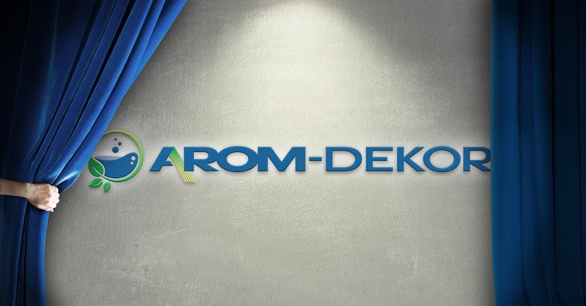 Neues Logo und grafisches Profil für Arom-dekor Kemi AB